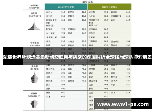 聚焦世界杯预选赛最新动态趋势与挑战的深度解析全球格局球队博弈前景 聚焦世界杯预选赛最新动态趋势与挑战的深度解析全球格局球队博弈前景